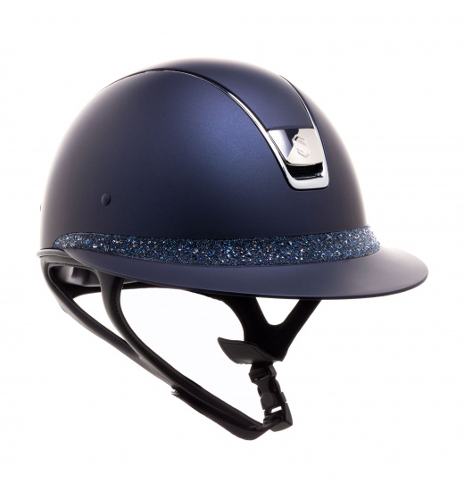 KASK MISS SHIELD SHADOWMATT / TOP SHADOWMATT / CRYSTAL MEDLEY SWARO FB / CHROME GRANATOWY