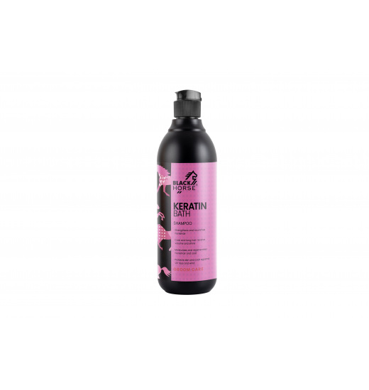 BLACK HORSE KERATIN BATH SZAMPON WZMACNIAJĄCY WŁOSIE KONIA 500ML