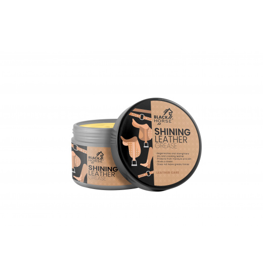 BLACK HORSE SHINNING LEATHER GREASE IMPREGNAT JEŹDZIECKI DO SKÓRY 300ML