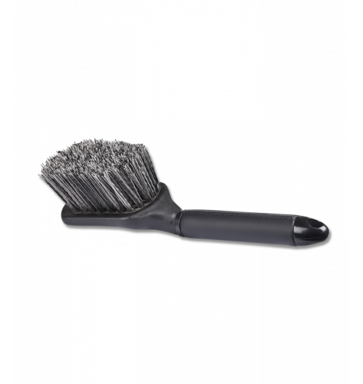 WALDHAUSEN HORSE BUCKET BRUSH WITH SYNTHETIC LEATHER