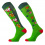 Comodo COMODO EQUESTRIAN SOFT SOCKS IN FUNNY DESIGN GREEN SANTA CLAUS