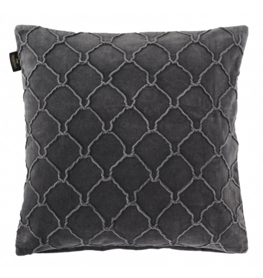 HORSE SHOE CUSHION GREY SQUARED