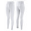 ANNA SCARPATI SADON WOMEN'S EQUESTRIAN KNEE GRIP BREECHES WHITE