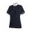 ANNA SCARPATI FRIDA WOMEN'S COMPETITION RIDING SHIRT SHORT SLEEVE NAVY