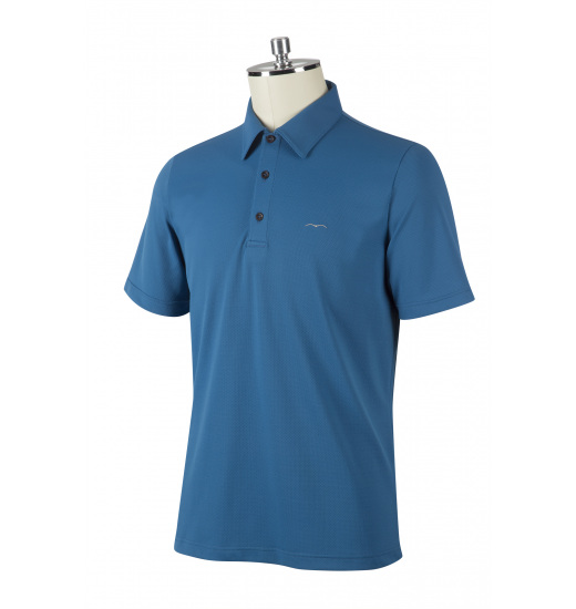 ANIMO ALKIM MEN'S RIDING POLO SHIRT TURQUOISE