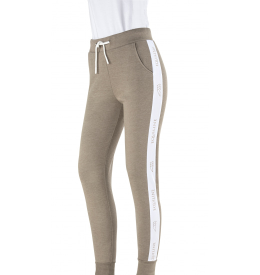 EQUILINE ERAE WOMEN'S EQUESTRIAN FLEECE PANTS BEIGE