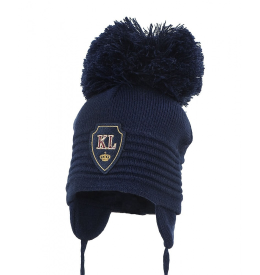 Kingsland KINGSLAND LEO CZAPKA Z POMPONEM BABY UNISEX