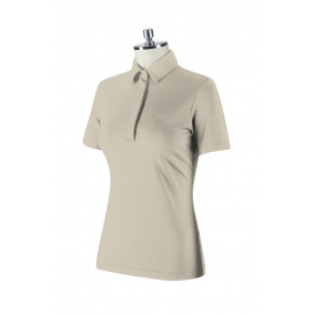 ANIMO BURRY JEŹDZIECKA KOSZULKA POLO DAMSKA BEIGE
