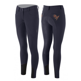 ANIMO NAILEND WOMEN'S RIDING FULL GRIP BREECHES NAVY