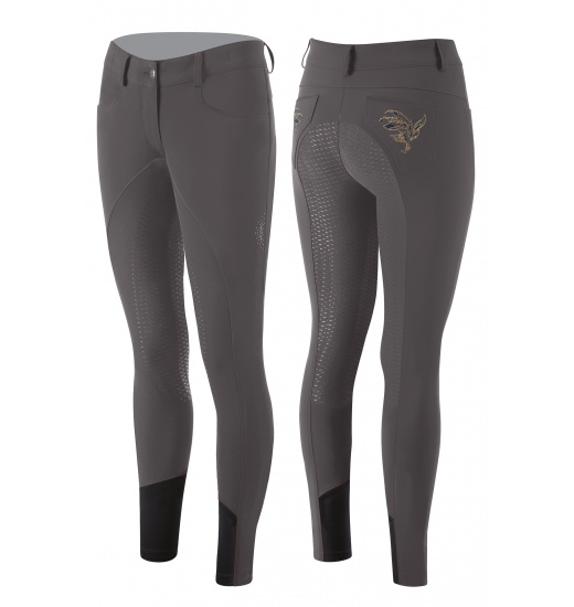 ANIMO NAILEND WOMEN'S RIDING FULL GRIP BREECHES GRAPHITE