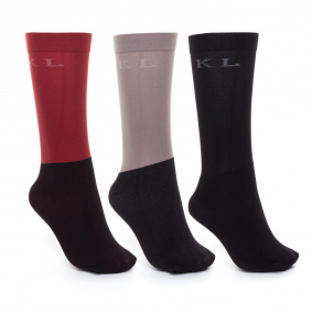 Cardiff Socks by HKM Pack of 3 Pairs Extremely Popular Navy/Red 