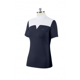 ANIMO BRENAS JEŹDZIECKA KOSZULKA POLO GRANATOWA DAMSKA