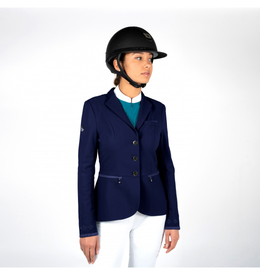 SAMSHIELD VICTORINE JULLY WOMEN'S EQUESTRIAN SHOW JACKET NAVY