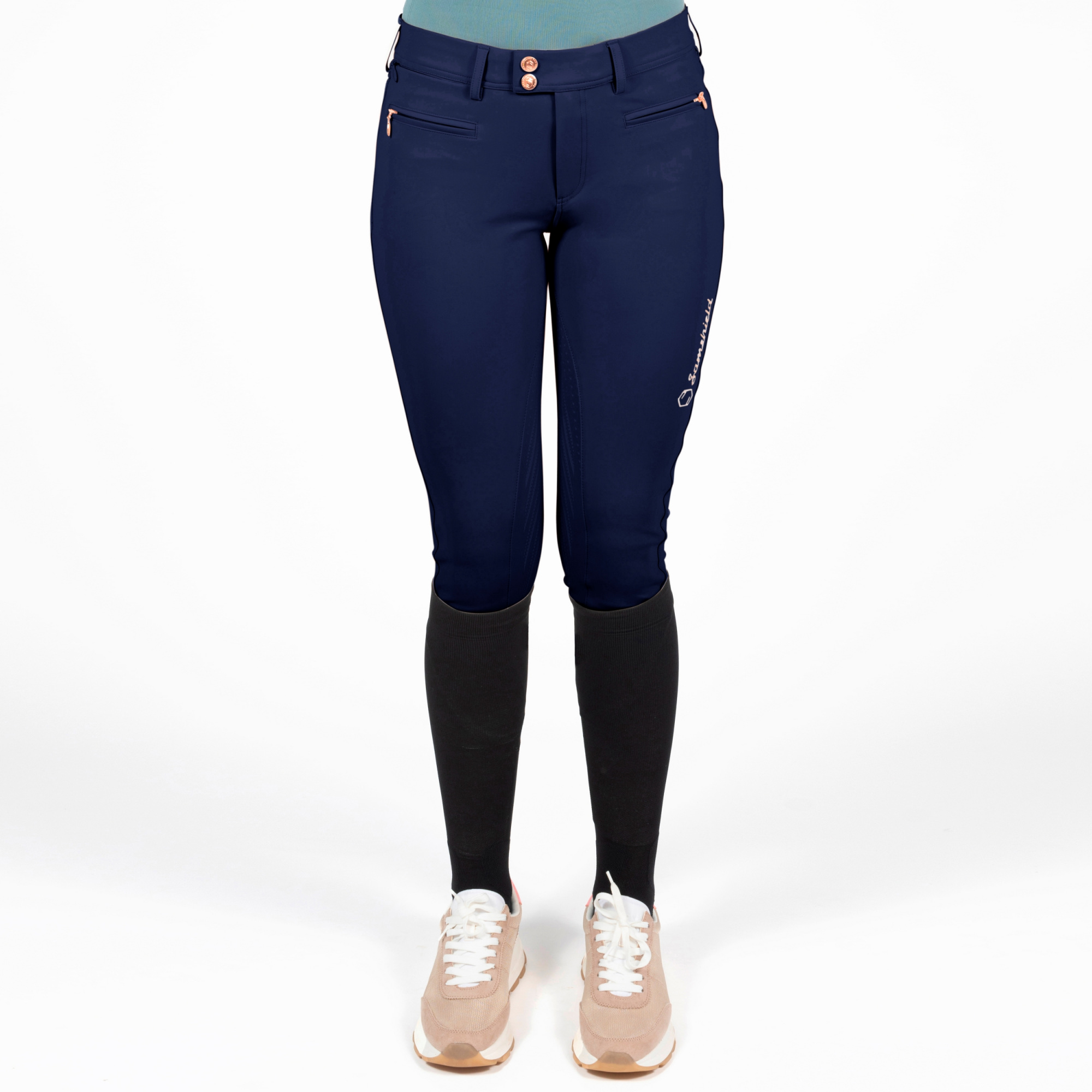 SAMSHIELD DIANE WOMEN'S FULL GRIP RIDING BREECHES - EQUISHOP Equestrian Shop