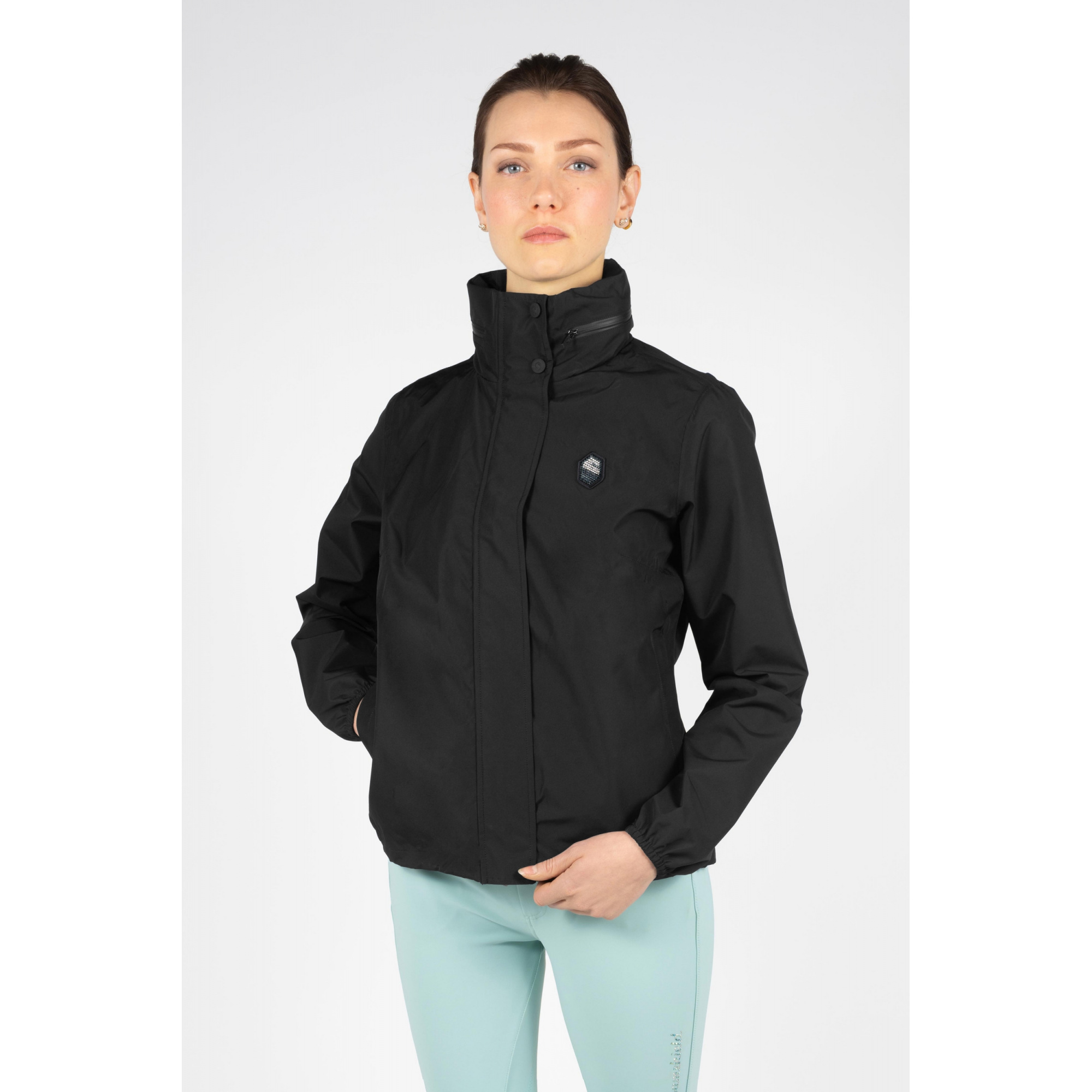 SAMSHIELD INES WOMEN'S SHORT RIDING RAINCOAT - EQUISHOP Equestrian Shop