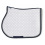 Anna Scarpati ANNA SCARPATI QUER HORSE JUMPING SADDLE PAD WHITE