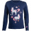 HKM HKM PONY DREAM GIRLS' EQUESTRIAN LONGSLEEVE SHIRT NAVY