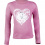 HKM HKM HORSE SPIRIT GIRLS' EQUESTRIAN LONGSLEEVE SHIRT PINK