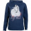 HKM HKM HORSE SPIRIT GIRLS' EQUESTRIAN HOODIE NAVY