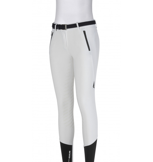 EQUILINE CANTAF WOMEN'S FULL GRIP RIDING BREECHES WHITE