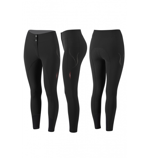 ANIMO NARRISH WOMEN'S RIDING FULL GRIP BREECHES BLACK