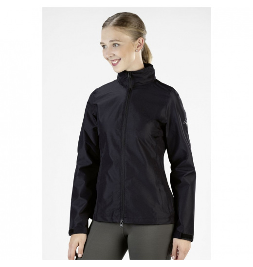 HKM RAINY DAY EQUESTRIAN RAIN JACKET BLACK