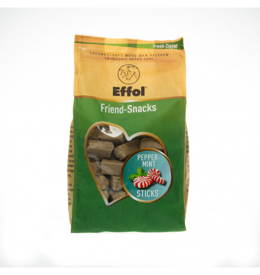 EFFOL SUPLEMENTARY FEED FOR HORSES FRIEND SNACK PEPPER MINT STICKS 1KG