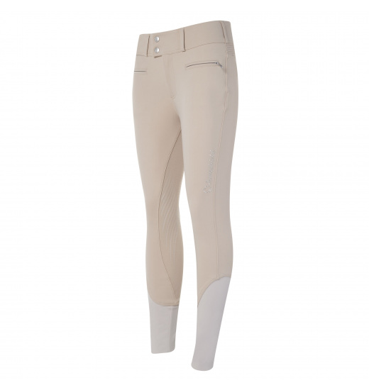 SAMSHIELD CLARA WOMEN'S FULL GRIP RIDING BREECHES BEIGE