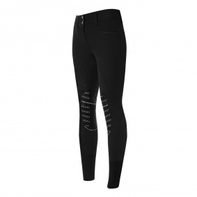 ANIMO NISOTTA BRYCZESY CZARNE JEŹDZIECKIE Z PEŁNYM LEJEM DAMSKIE