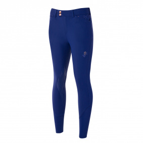 SAMSHIELD JULLY WOMEN'S FULL GRIP RIDING BREECHES BLUE