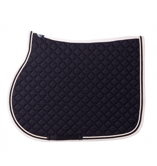 ANNA SCARPATI QUER HORSE JUMPING SADDLE PAD BLACK