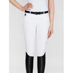 EQUILINE CEDAR WOMEN'S EQUESTRIAN FULL X-GRIP BREECHES WHITE