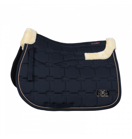 B VERTIGO ALASKA ALL PURPOSE SADDLE PAD WITH FAUX FUR TRIM - EQUISHOP ...