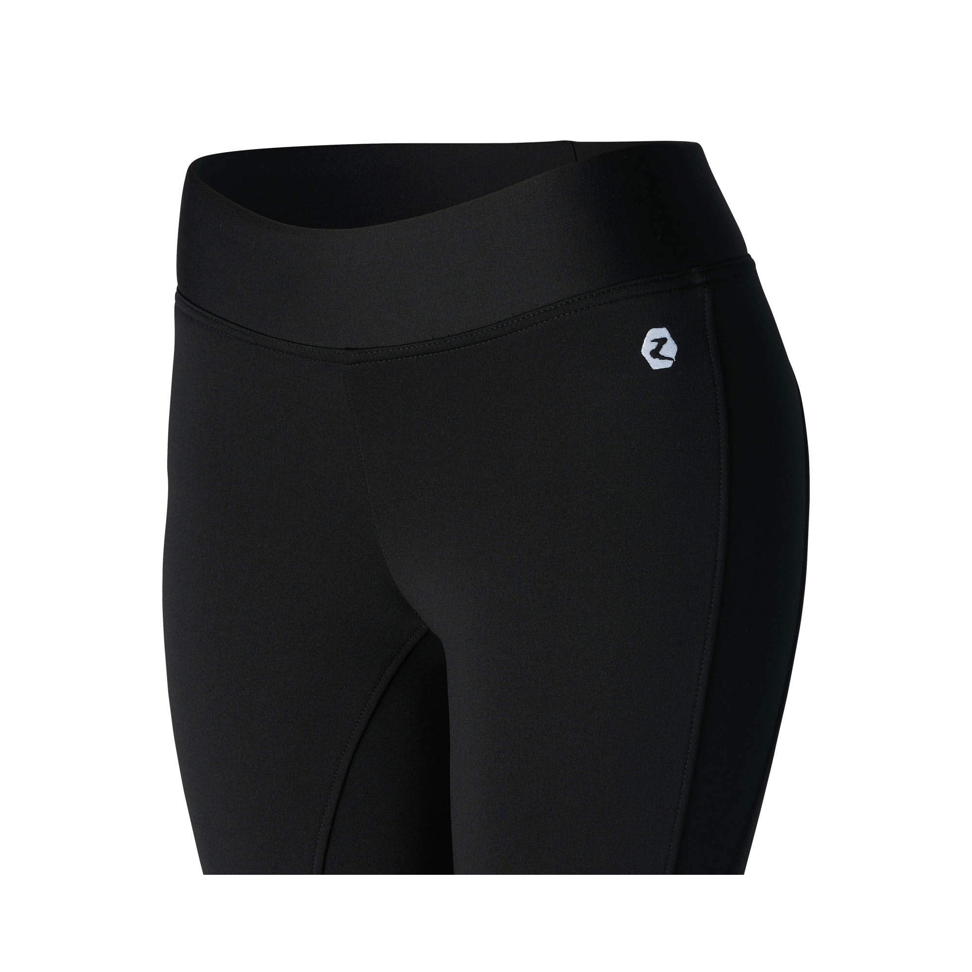 Horze Active Women's Knee Patch Riding Tights-Black 38 