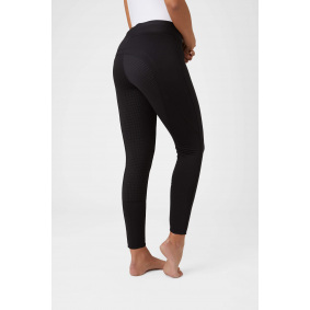 HORZE ACTIVE WOMEN'S WINTER SILICONE FULL SEAT TIGHTS - EQUISHOP Equestrian  Shop