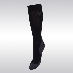 SAMSHIELD AIRFLOW SWAROVSKI WOMEN'S RIDING SOCKS BLACK