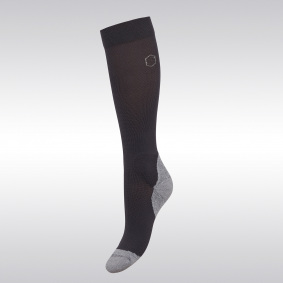 SAMSHIELD SOFT GLITTER SKARPETY GRAFITOWE JEŹDZIECKIE DAMSKIE