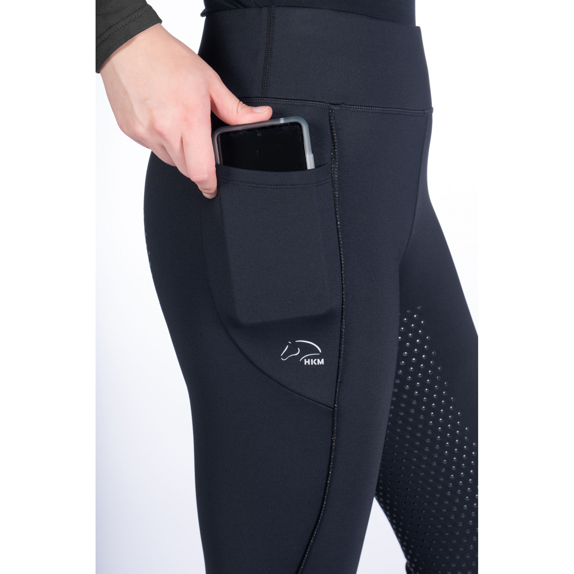HKM ALICE WOMEN'S EQUESTRIAN LEGGINGS WITH FULL SILICONE EQUISHOP Shop