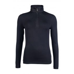 HKM MIO JEŹDZIECKA KOSZULKA FUNKCYJNA DAMSKA CZARNY