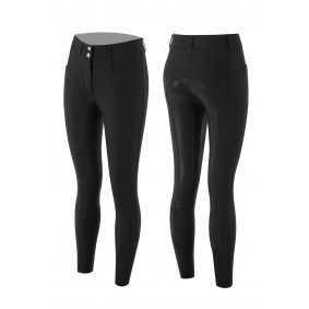 ANNA SCARPATI SERSE BRYCZESY CZARNE JEŹDZIECKIE Z PEŁNYM LEJEM