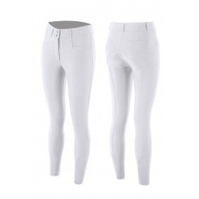 ANNA SCARPATI SERSE WOMEN'S FULL GRIP RIDING BREECHES WHITE