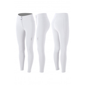 ANIMO NUVELIN WOMEN'S FULL GRIP RIDING BREECHES WHITE