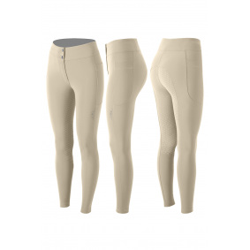 ANIMO NUVELIN FRAUENREITHOSE MIT VOLLBESATZ BEIGE