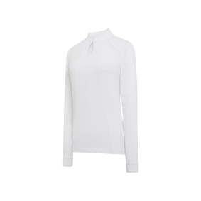 SAMSHIELD ELVIRA FRAUENTURNIERHEMD MIT LANGEN ÄRMELN WEISS