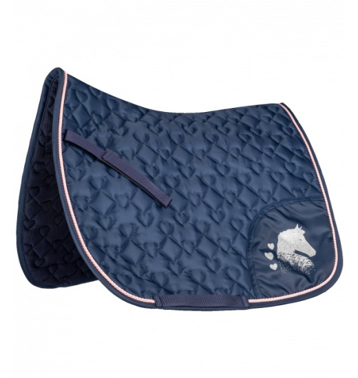 WALDHAUSEN UNICORN GLITTER SADDLE PAD NAVY