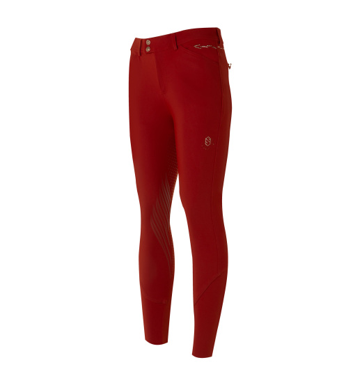 Samshield SAMSHIELD JULLY CRYSTAL FLOWER WOMEN'S FULL GRIP EQUESTRIAN BREECHES