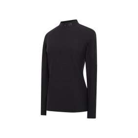 SAMSHIELD AVA JEŹDZIECKA KOSZULKA TRENINGOWA POLO DAMSKA CZARNY