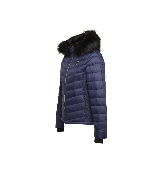 SAMSHIELD COURCHEVEL WOMEN'S EQUESTRIAN DOWN JACKET DARK NAVY / BLACK CHROME