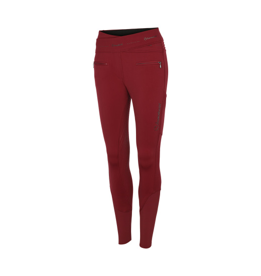 SAMSHIELD ALPHA WINTER WOMEN'S FULL GRIP RIDING BREECHES MAROON