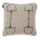 WOOL CASHMERE EQUESTRIAN SQUARED EQUESTRIAN CUSHION BEIGE